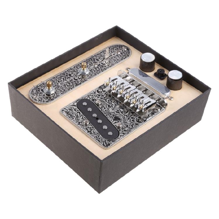 Electric Guitar Parts 3 Way Switch Control Plate 6-Strings Guitar Neck Pickups 1