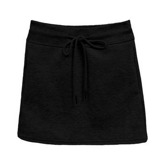 

Летняя миди-юбка с высокой талией в корейском стиле для женщин - Сексуальная, стройнящая, на кулиске, облегающая, А-силуэта, мини-юбка с защитой от просвечивания Small чёрный