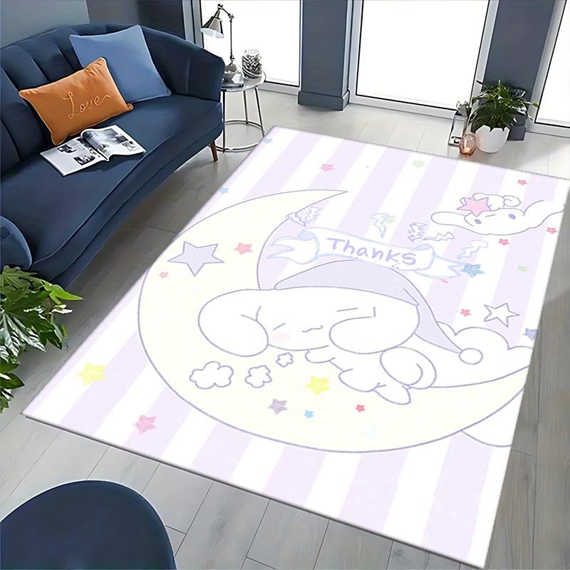 Anime Cartoon Design Office Chair Mat Non-Slip Carpet for Home Decor, Seasonal Gift Suitable for Office, Living Room, Bedroom, Game Room & Dormitory.E