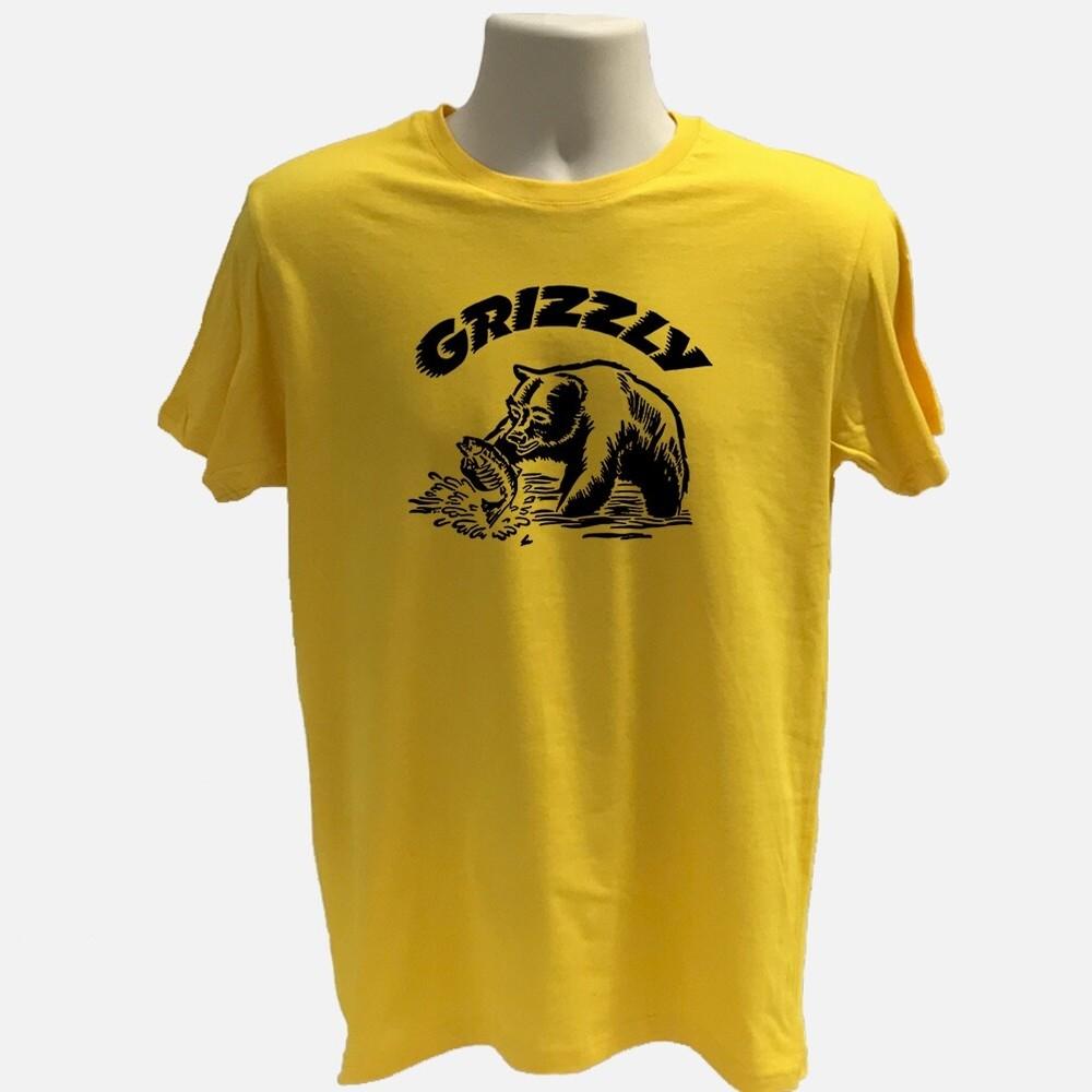 

Grizzly funny bear Tshirt 100% organic cotton Tee Unisex T-Shirt XXXL