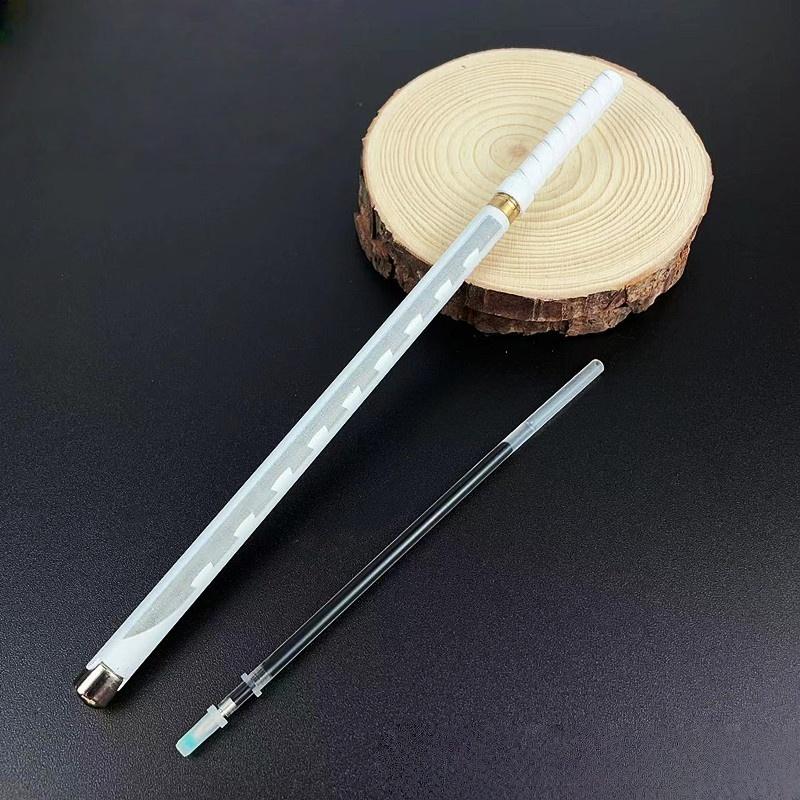 Figurina Modelo de Bolígrafo Firma de 7.8 pulgadas 20 cm Aleación Tamaño Real Bolígrafo de Bola Anime Figura Japonesa Accesorios Suministros de Oficina Regalos