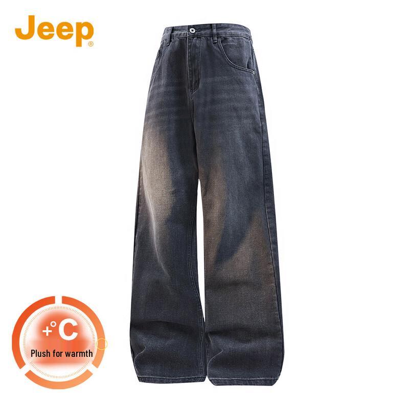 JEEP Men s Casual Loose Straight Leg Jeans 40