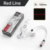 USB Powered Red Laser Light Sewing Positioning Lamp Cutting with Magnetic Base DC5V Line/Cross For Sewing Machine Accessories