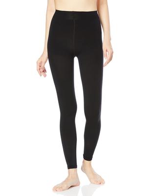 Gunze SABRINA Compression Beautifully Sizes Leggings, Tightening, Calorie-Burning Leggings, Warm, 10-Length, Women's, Black, M-L