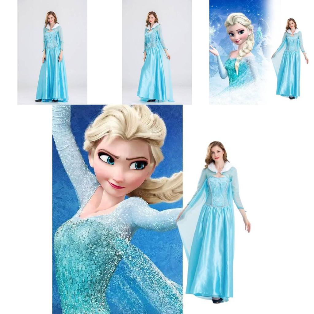 Stunning Adult Elsa Costume From Frozen For Cosplay Events And Themed Parties