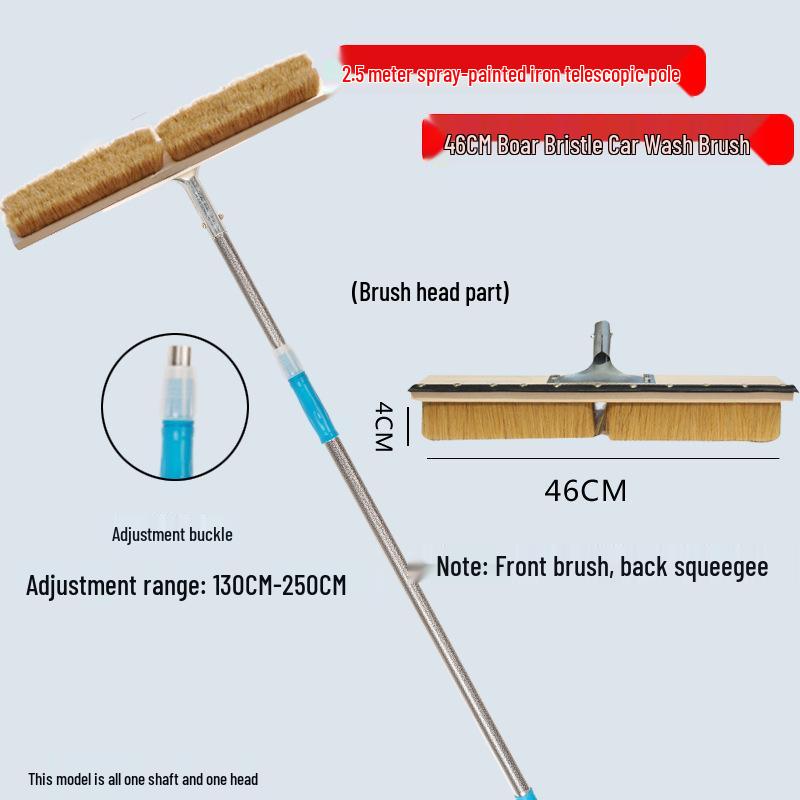 Truck & Bus Cleaning Boar Bristle Brush and Snow Mop