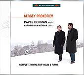 CD S. PROKOFIEV - Complete Works For Violin And Piano CDS654 Dynamic 2010 Non Japan Classical Used
