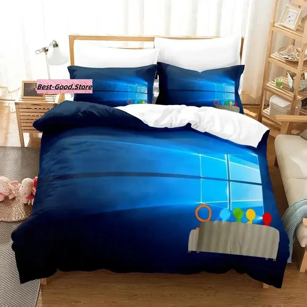 

3D Print Anime Alan Becker Bedding Set Printed Bed Set With Pillowcase Bed Duvet Cover Soft Queen King Size Bedclothes Home 70x133cm 2pcs