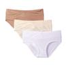 Women's Menstrual Mid Waist Comfortable Breathable Leak Proof Underwear 3PCS