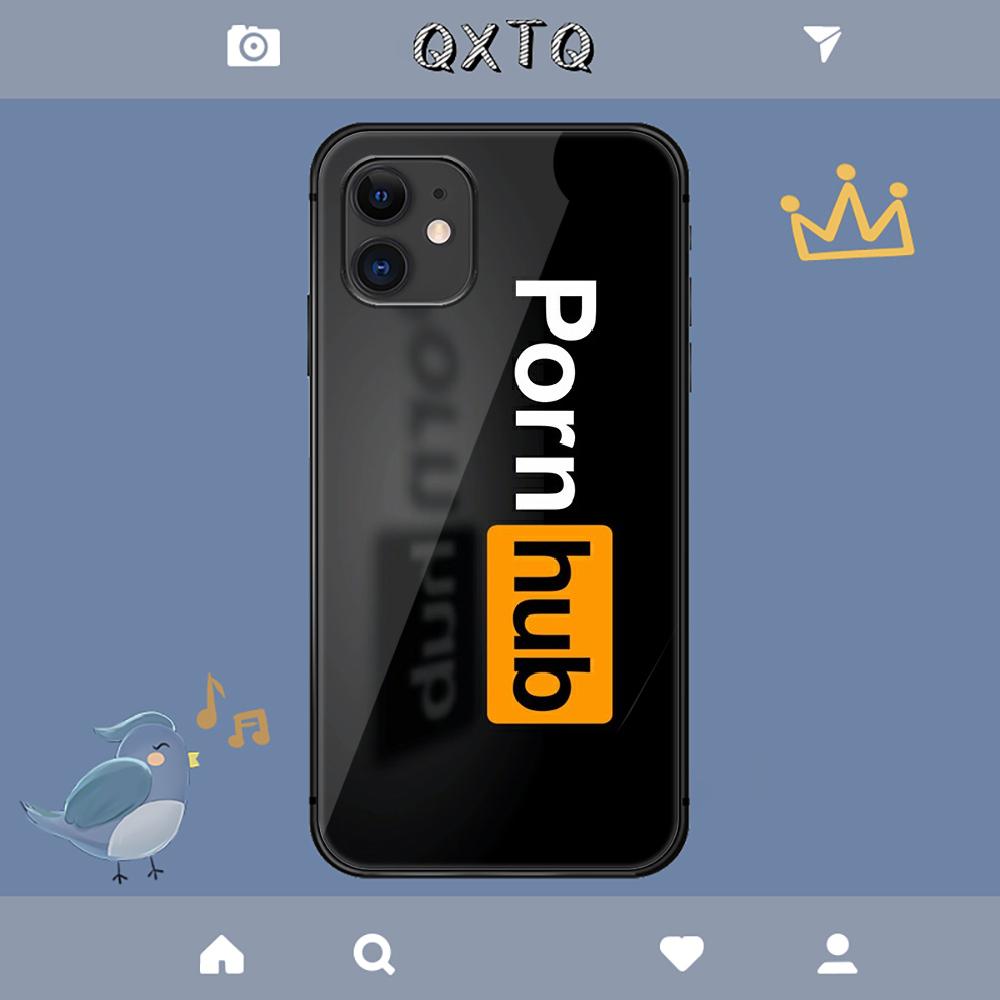 Etui Wzór Logo Porn Hub Dla iPhone Samsung Galaxy Redmi Note S 17 16 15 14 13 20 24 25 54 Pro Max Ultra Fe Pokrowiec Ze Szkła Hartowanego