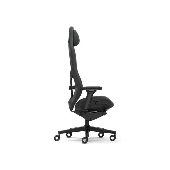 Siège gaming - fractal design - refine fabric dark - dossier inclinable - accoudoirs réglables - tissu élégant