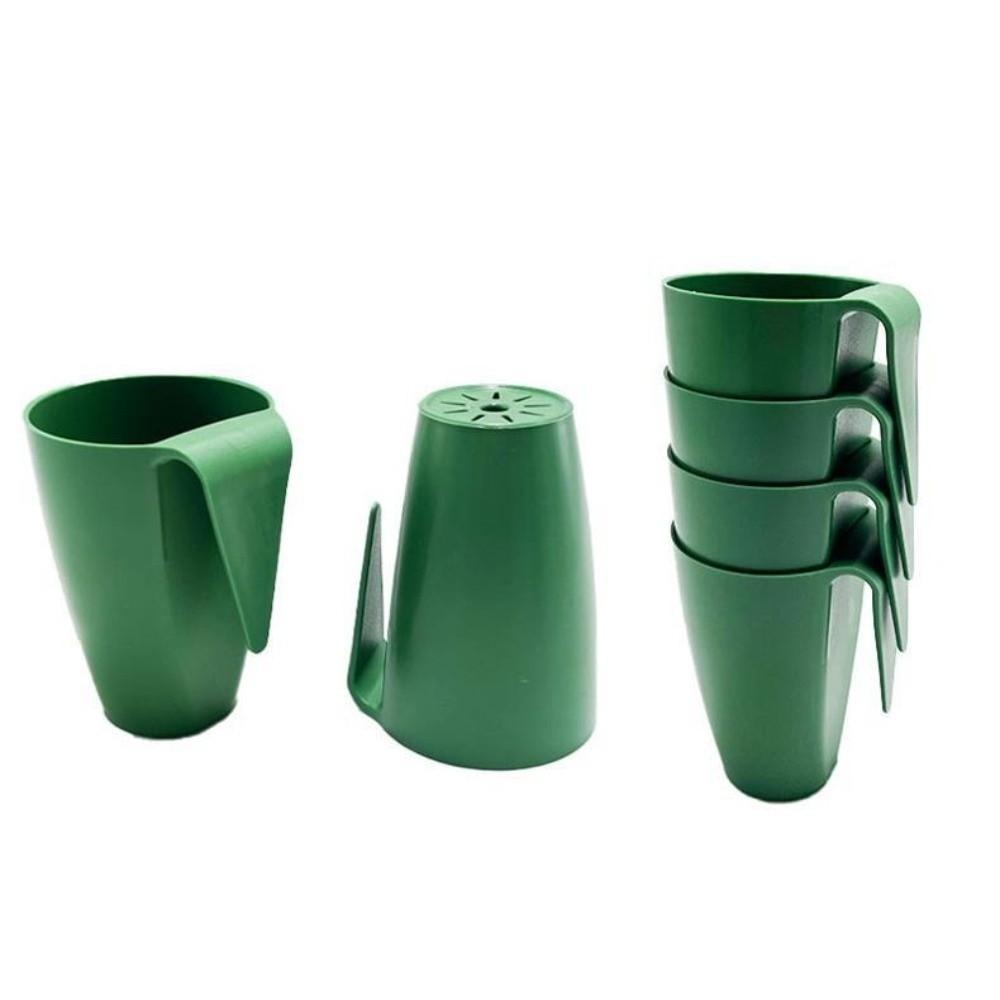 5PCS Hanging Strawberry Propagation Cups Green Easy Transplanting Breathable Cups Plastic Eco-Friendly Rooting Pots Balconies