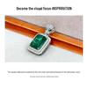 Gesi En Jewelry: Luxury Emerald Leopard Head Pendant