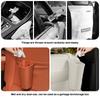 For BMW E38 E46 F15 E90 E92 E87 G20 G30 X1 Leather car door water cup holder backrest hanging storage box Waterproof Trash can
