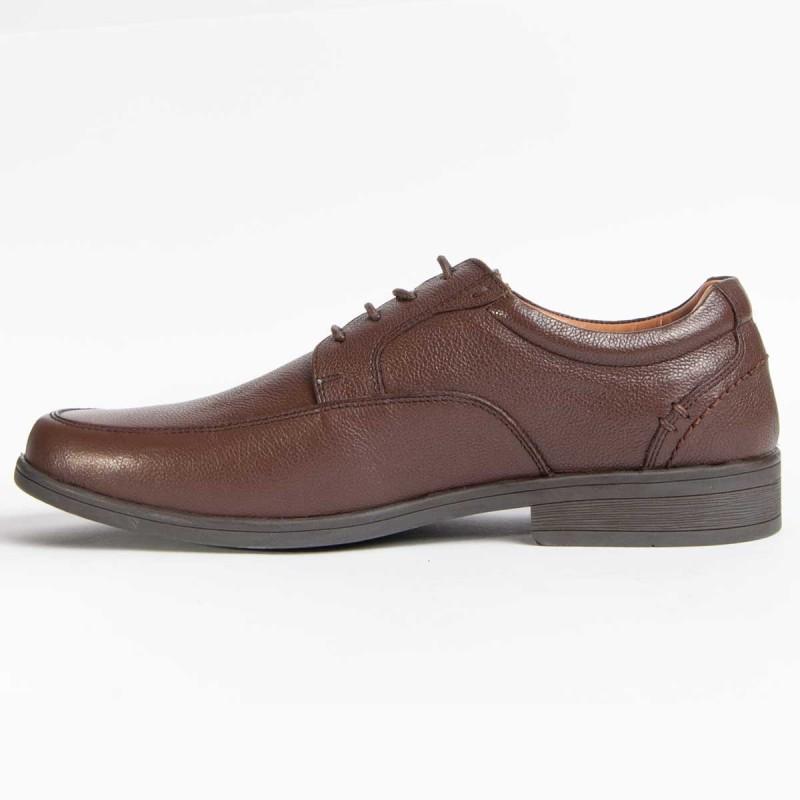 Zapato De Piel Para Hombre.  Purapiel  Confore9  98994