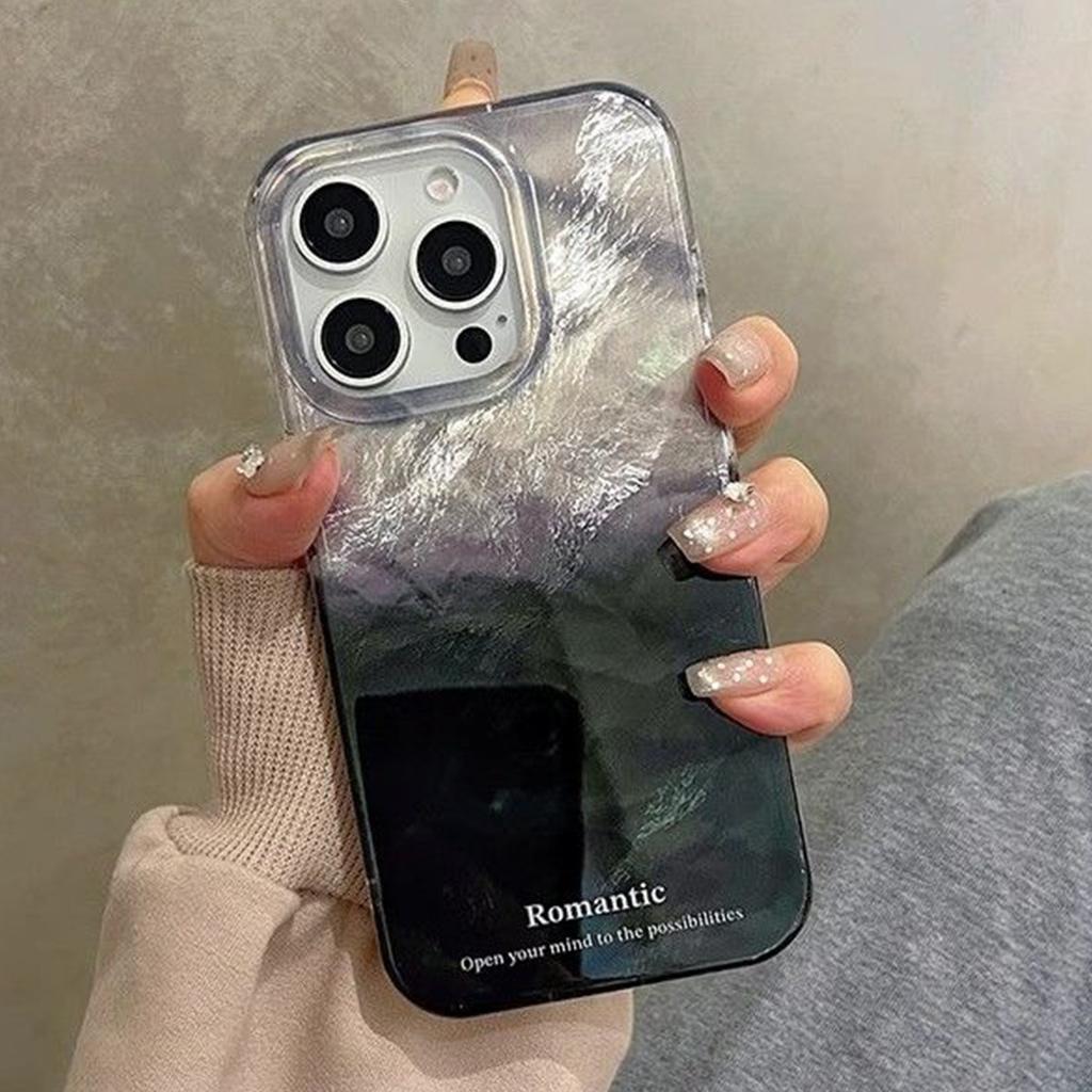 Neue Imd für Apple High-End 14pro Handyhülle Einfache Ins Style Handyhülle Farbverlauf Personalisierte Handyhülle