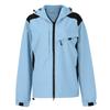 Women's Solid-color Hooded Long-sleeved Windbreaker, Mountaineering Sports Windbreaker, Jacket And Top