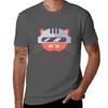 Robocat Tshirt Fashion Print Casual Short Sleeve