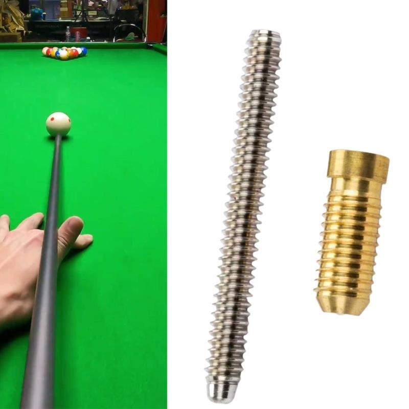 Billard Pool Queue Gelenkschrauben Teil Zubehör, Einfache Installation Edelstahl Schaftbeschläge Pool Queue Gelenkstift Einsatz