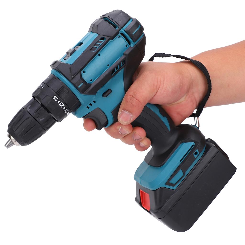 Electric Drill Impact Handheld Drill Rechargeable Brushless Power Punch Tool
