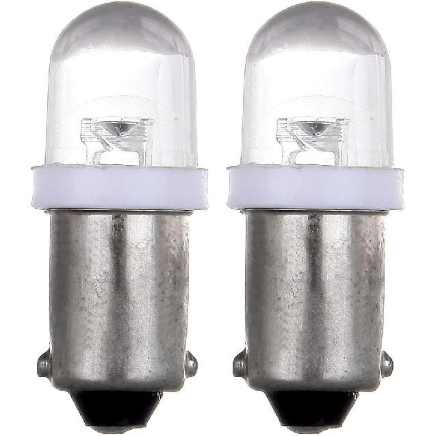 cciyu 10X Xenon White BA9S LED Lamp Instrument Cluster Panel Dash Light Bulbs Bayonet 56-76 For Ford For Dashboard Gauge cluster Speedometer Odometer