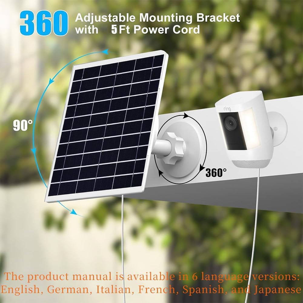 9W/5V Solar Panel with Built-in 15600mAh Rechargeable Battery, with 1.5m 3 in 1 Charging Cable (Micro USB, Type-C and DC3.5x1.35 Connector)