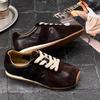 Color matching German training shoes women's autumn new retro style casual shoes lace-up versatile soft sole not tired feet Forrest Gump board shoes