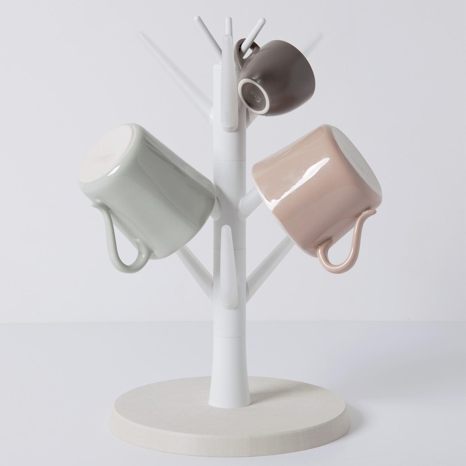 

LASSIETTE DIATO Вешалка для кружки из диатомита, кухонный органайзер без ПФОК, серый/бежевый бежевый