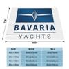 Bavaria Yachts Blue Silver Logo Blankets Multi-function Fleece Sofa Throw Blanket for Home Bedroom Travel Throws Bedspread Quilt