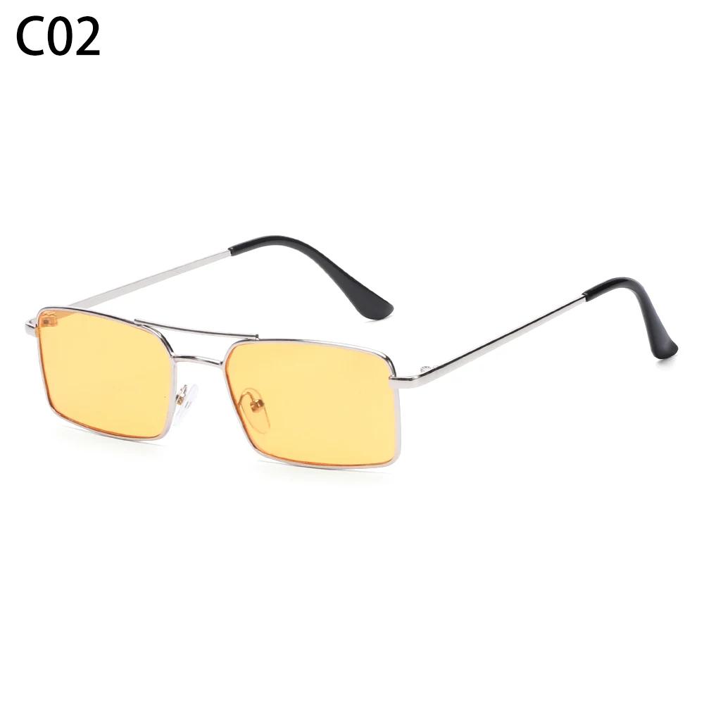 

1PC Steampunk Sunglasse Classic Retro Rectangle Glasses For Women Men Vintage Fashion Metal Frame UV400 Lens Eyeglasses