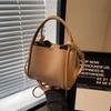 Litchi Pattern PU Leather Bag for Women Casual Bag Versatile Shoulder Bag Solid Color High Quality Fashion