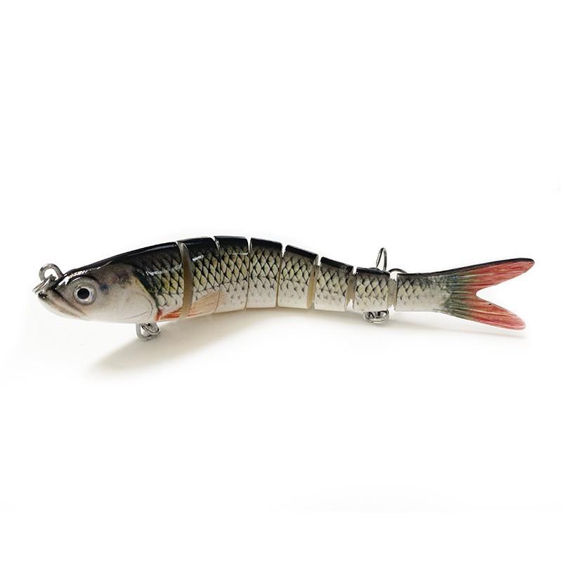 8-Section Bionic Jerkbaits Pike Bass Fishing Long Casting Sinking Hard Lure Set In Multiple Colors