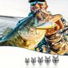 50/100pcs 5 Sizes Fishing Weights Kit Split Shot Sinkers Round Removable Fishing Sinkers