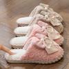 Cotton Slippers, Indoor Warm and Anti-slip Home Woolen Shoes