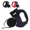 Automatic Retractable Dog Leash Comfortable Grip Increased Control Built In LED Light Dog Walking Leash for Medium Small Dogs