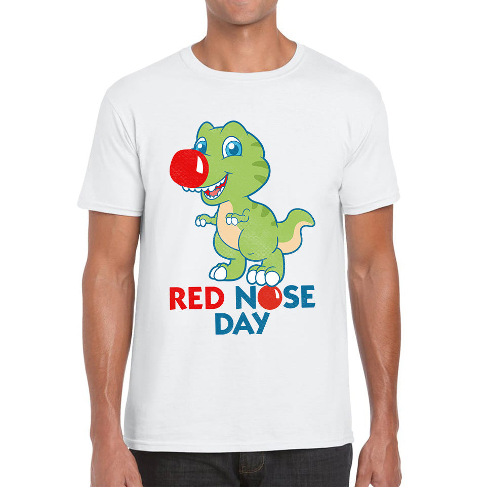 Red Nose Day T-Rex Trex Liebhaber Geschenk Dynosaurier Dino Red Nose Day 2023 Herren T-Shirt Top