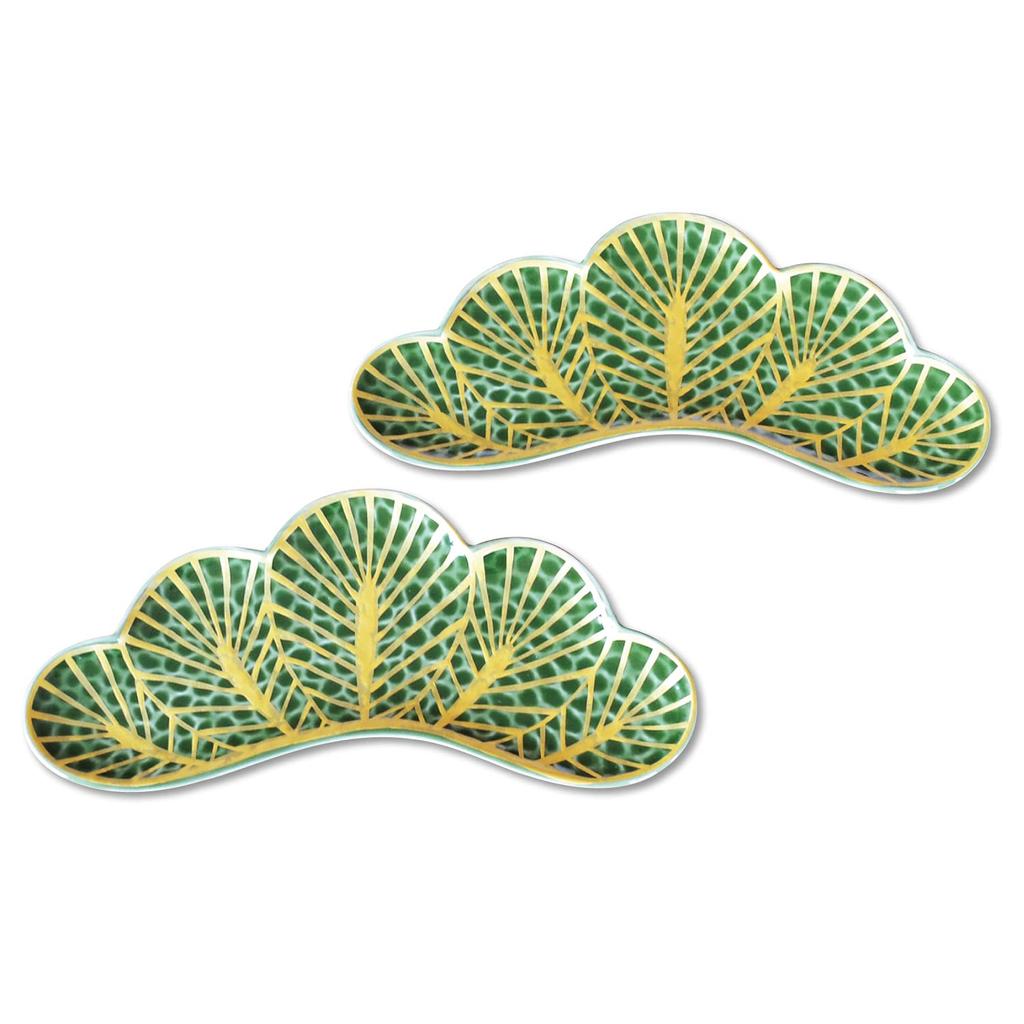 Aperitivo de Ano Novo Comida Japonesa Servindo Japonês Lucky Arita Sachi Conjunto de Par de Talheres, Prato, Prato, 25cm, Talheres, Charme, Matsuba, Ware,