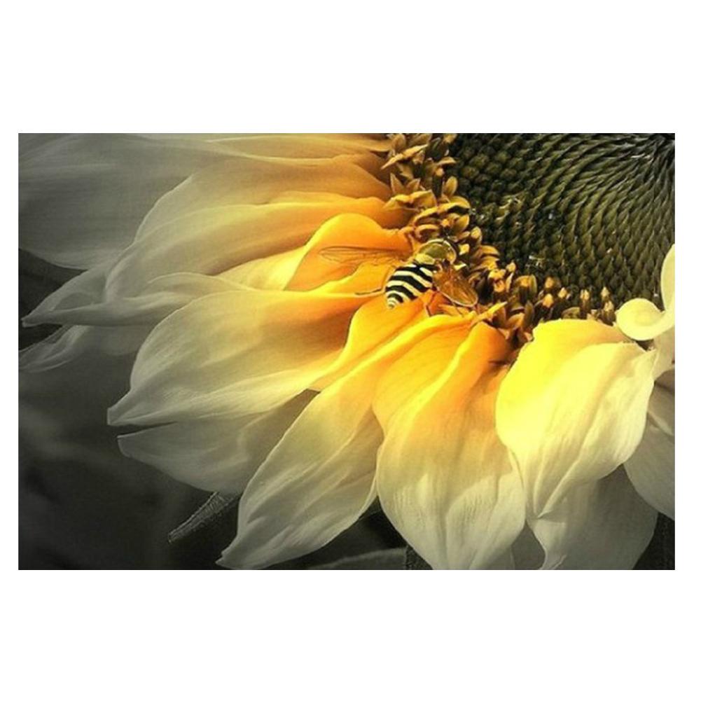 

ZOOYA 3D Алмазная вышивка Картина Вышивка крестом Круглый горный хрусталь Картина Цветы