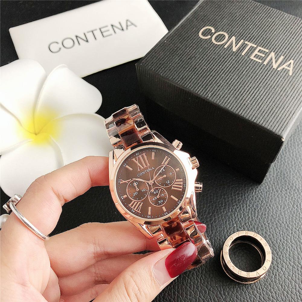 CONTENA New Luxury Brand Quartz Women's Watch Ladies Fashion Watch Women Wristwatches Female Clock Relogio Feminino Masculino