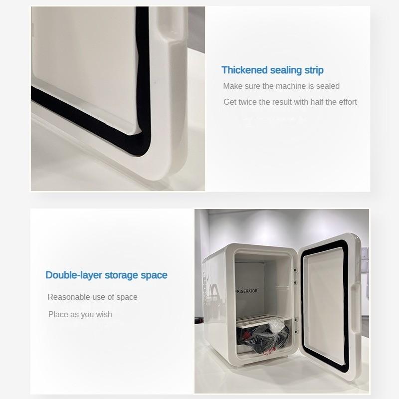 4L 242 * 174 * 247mm Outdoor Freezer Portable Car Mounted Cosmetic Storage Refrigerator Low Noise Fridge Electric Mini Refrigerator