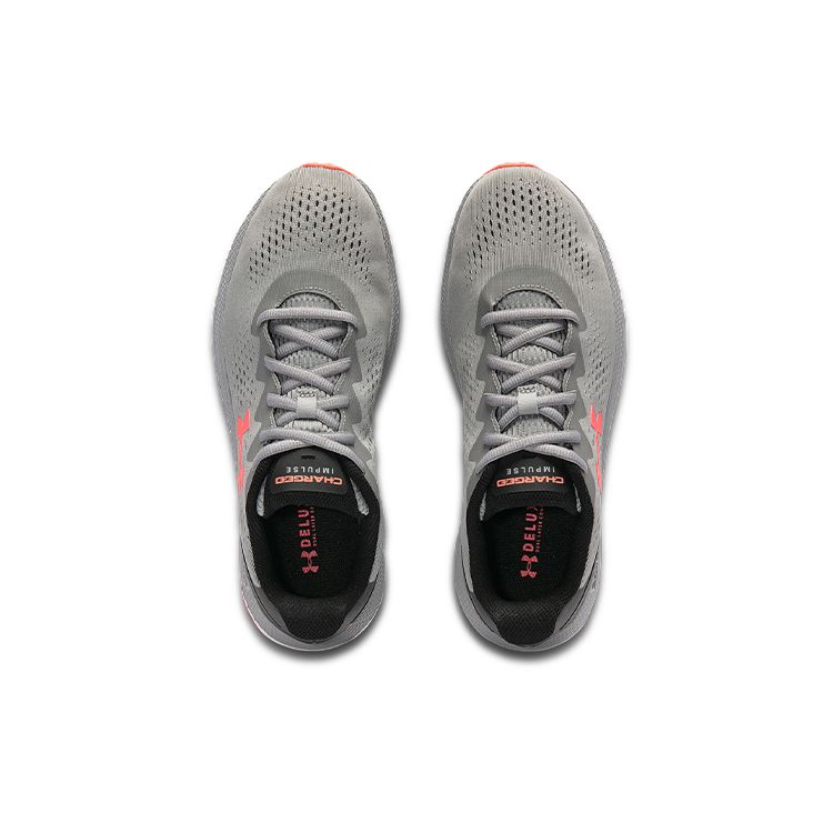 Under Armour Charged Impulse 2 Comfortable Sports Fabric Synthetic Leather Low Top Running Shoes Women sneaker Gray 3024141-101