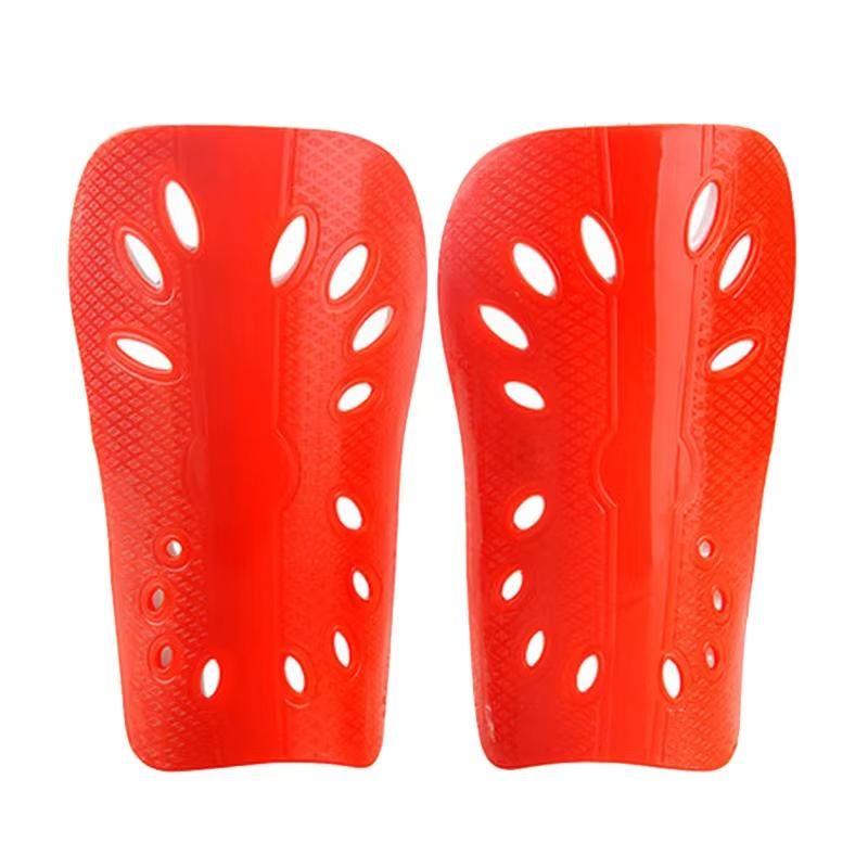 1Pair Football Shields Soccer Shin Guards Kits For Children Man Protective Gear Breathable Plastic Safety Shin Pads 5 Colors