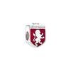 HARRY POTTER Sterling Silver Gryffindor Spacer Bead Silver