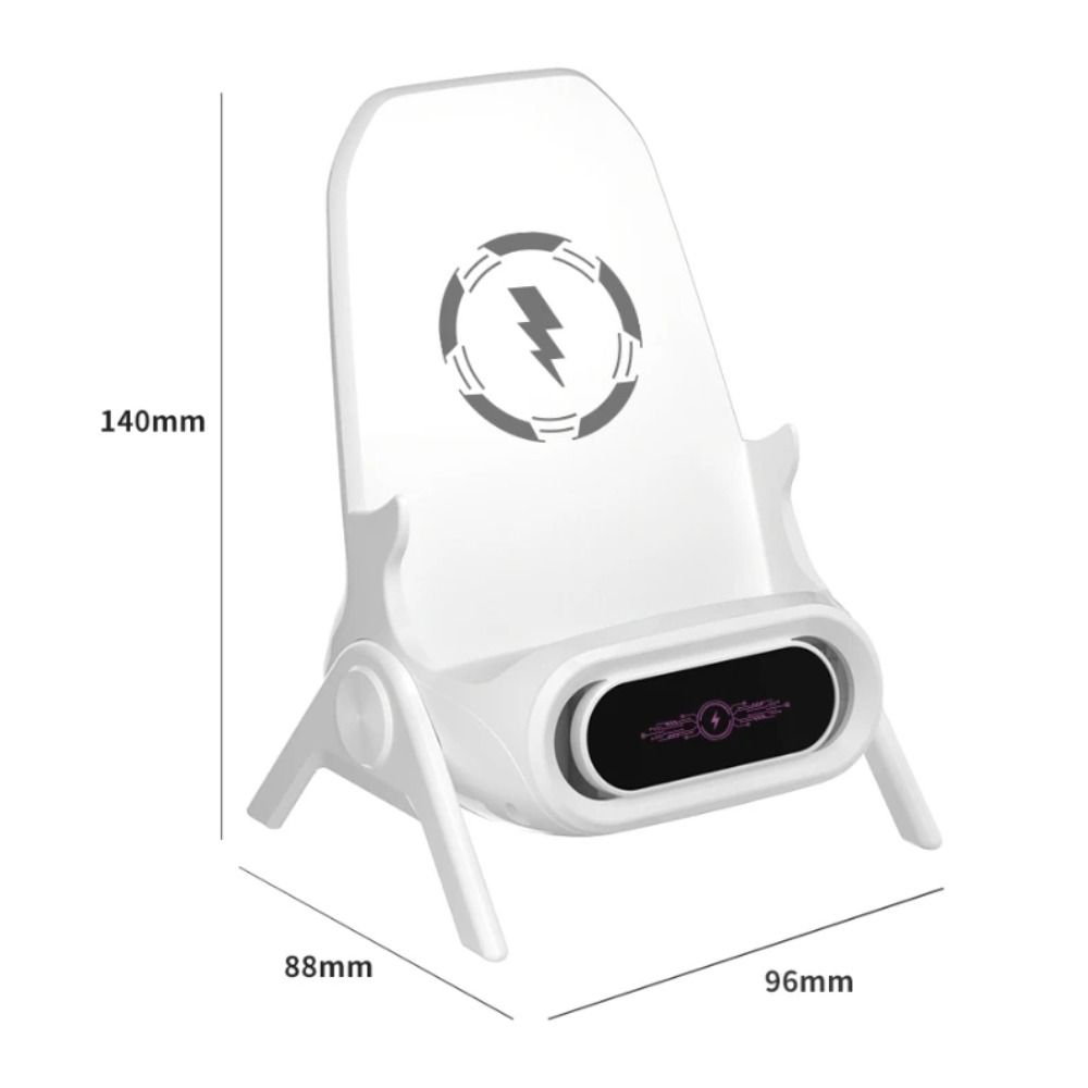Mini Chair Desktop Phone Stand 15W Phone Lazy Holder for iPhone/Samsung/Xiaomi Phones Tablet