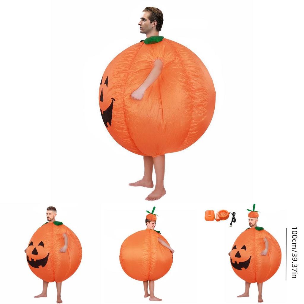 Halloween Pumpkin Costume Inflatable Cartoon Doll Walking Costume