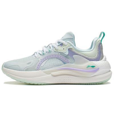 Li Ning Starfire Tejido Cuero Sintético TPU Ligero Alta Resiliencia Moderno Antideslizante Resistente al Desgaste Casual Zapatillas Deportivas Bajas AGLS062-1