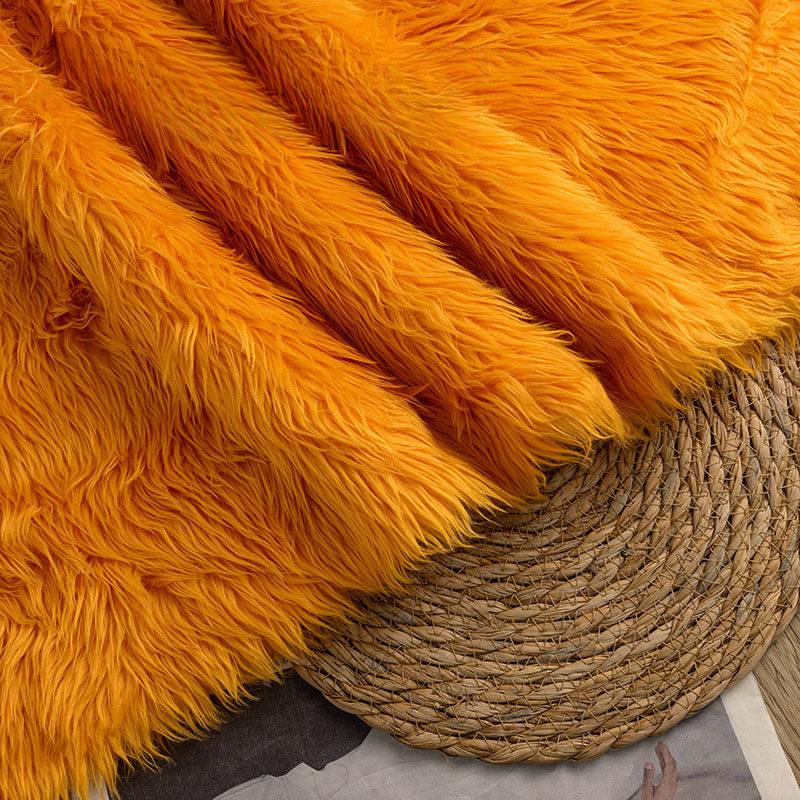 50x50cm Artificial Soft Plush Fabric Long Faux Fur Fabric For Sewing Clothes Background Cloth Cosplay Fabric Doll Toy DIY Crafts