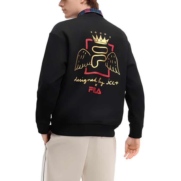 Fila ORIGINALE FILA ORIGINALE Sweatshirt Unisex Jet Black F11U519202F-BK