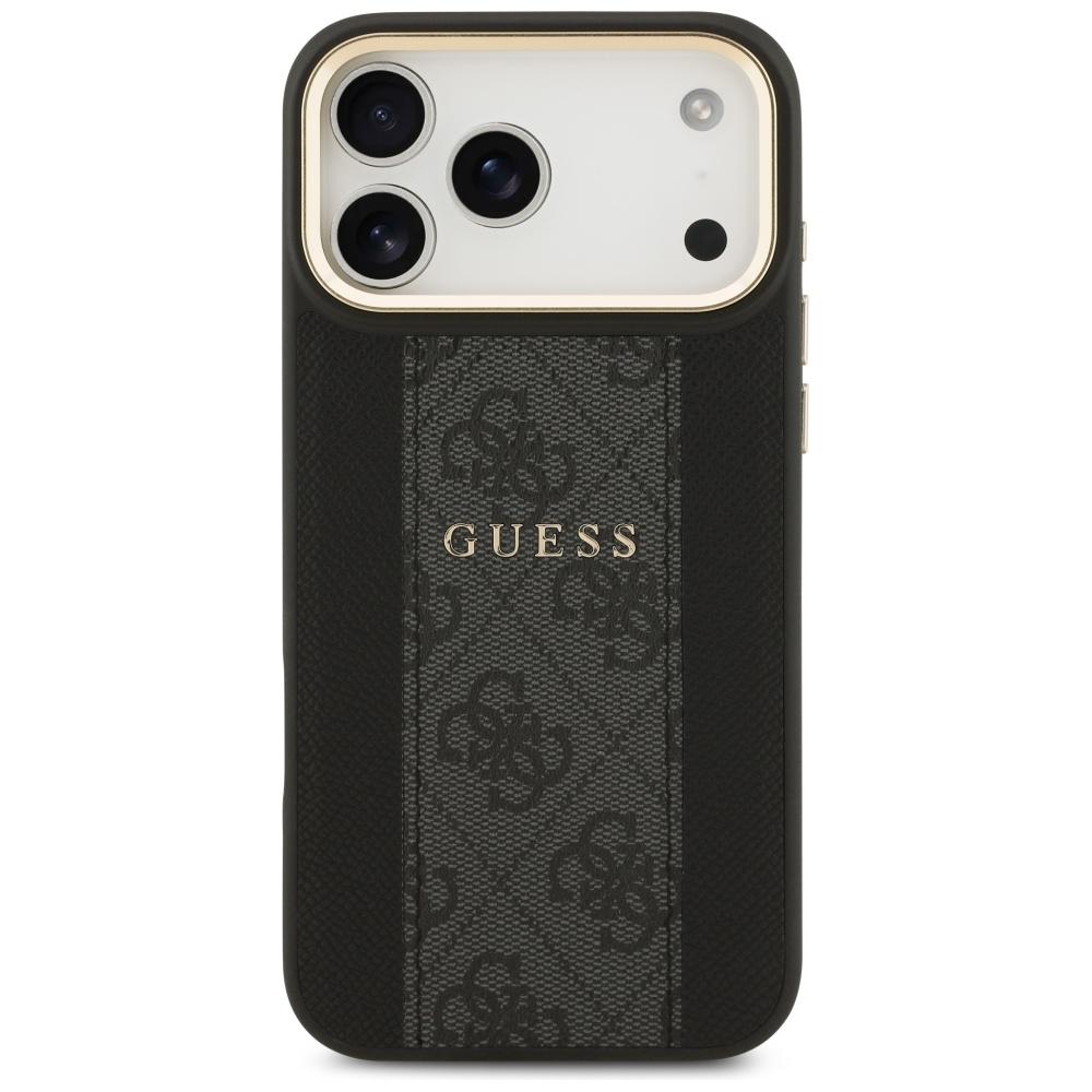Guess 4G Stripe MagSafe case for iPhone 17 Pro Max black