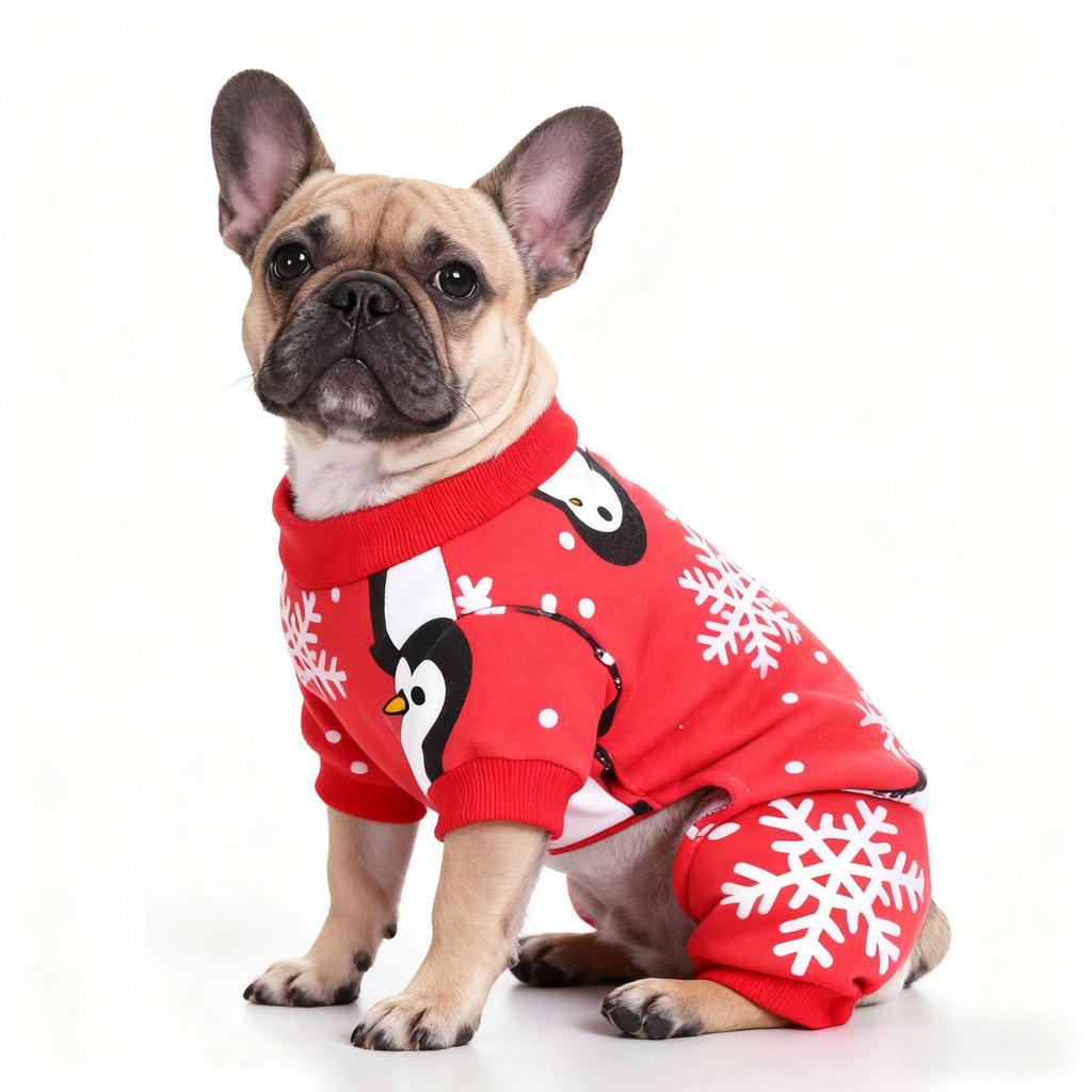 Christmas Snowflake Pet Sweater: Warm Knitted Vest for Dogs and Cats